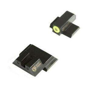 Sights Lasers Night Fision LLC Ready Series Perfect Dot NS Set w/Yellow Front +  Black Square Rear Fits S&W M&P